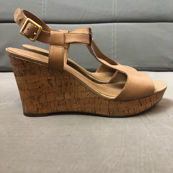 Franco Sarto Cork wedge sandals - Picture 3 of 8